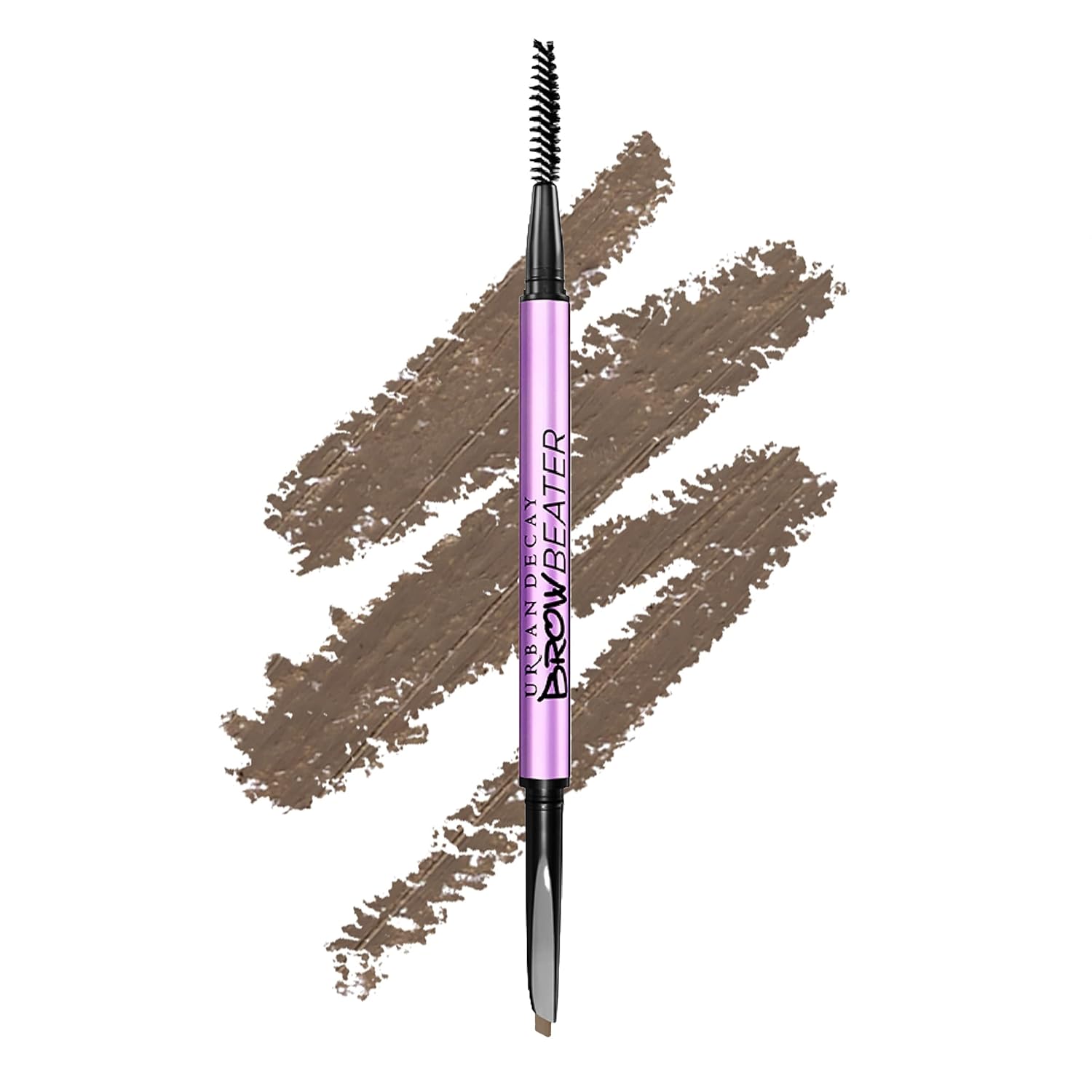Urban Decay Brow Beater Micro Fine Waterproof Brow Pencil & Spoolie Brush, Smudge-resistant Eyebrow Makeup, Moisturizing with Vitamin E, Argan Oil & Coconut Oil, Vegan, Cruelty-free - 0.0018 oz