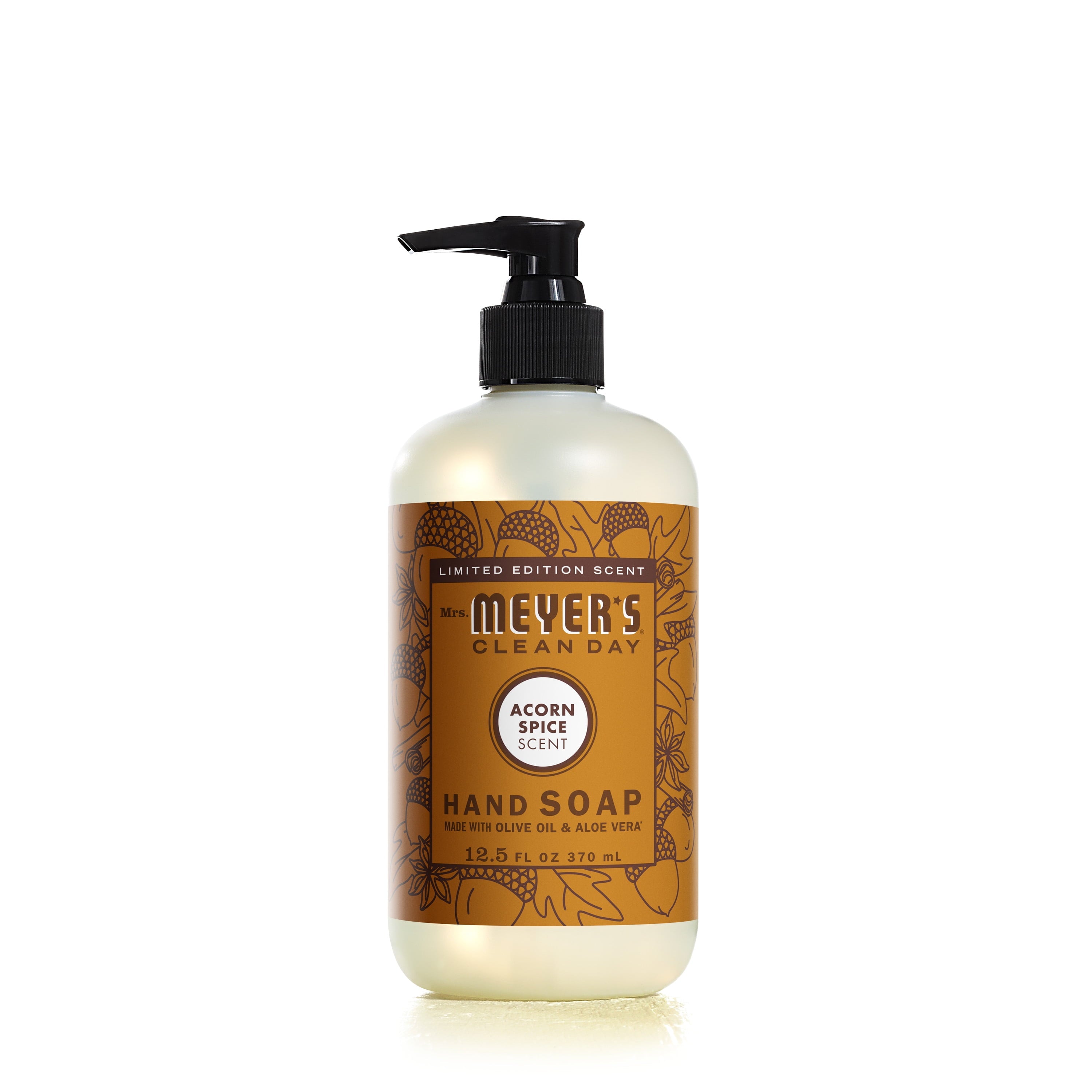 Mrs. Meyer's Clean Day Liquid Hand Soap, Acorn Spice, 12.5 Ounce Bottle