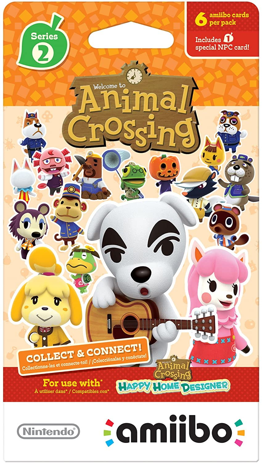 Nintendo Animal Crossing amiibo cards Series 2 6-Pack - Nintendo Wii New - Walmart.com