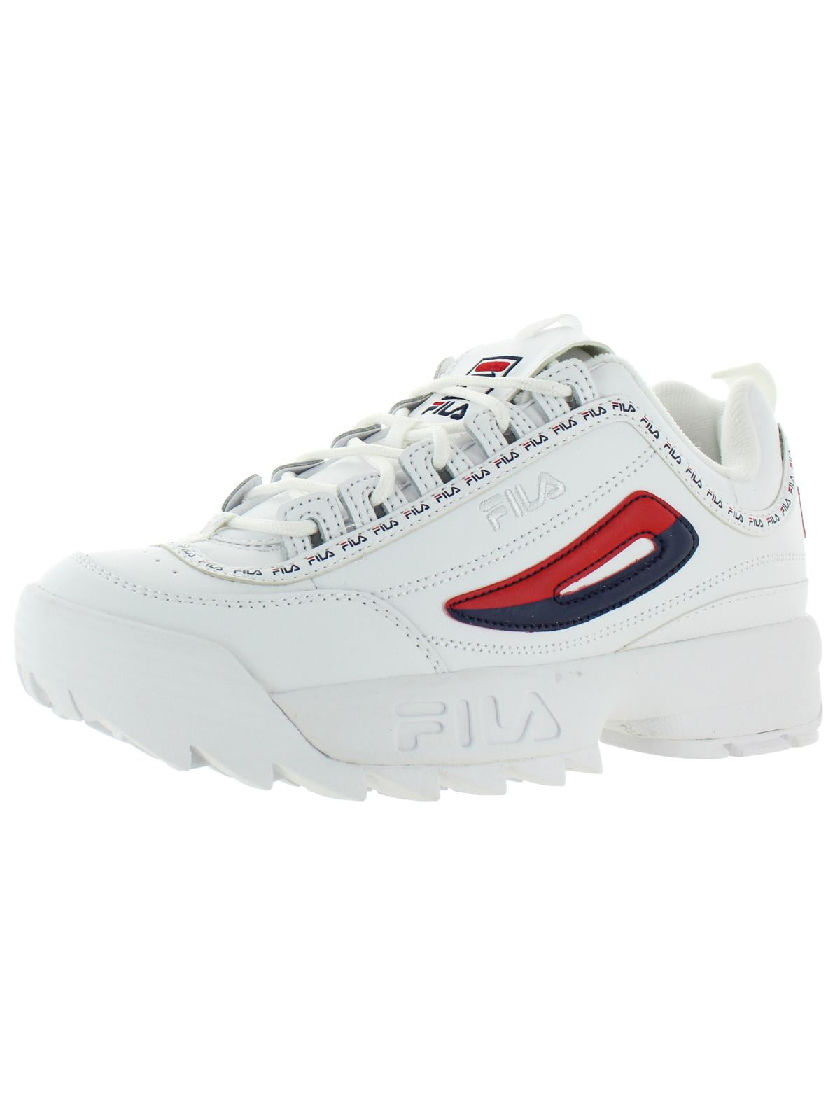 Fila Womens Disruptor 2 Premium Repeat Trainers Low Top Sneakers