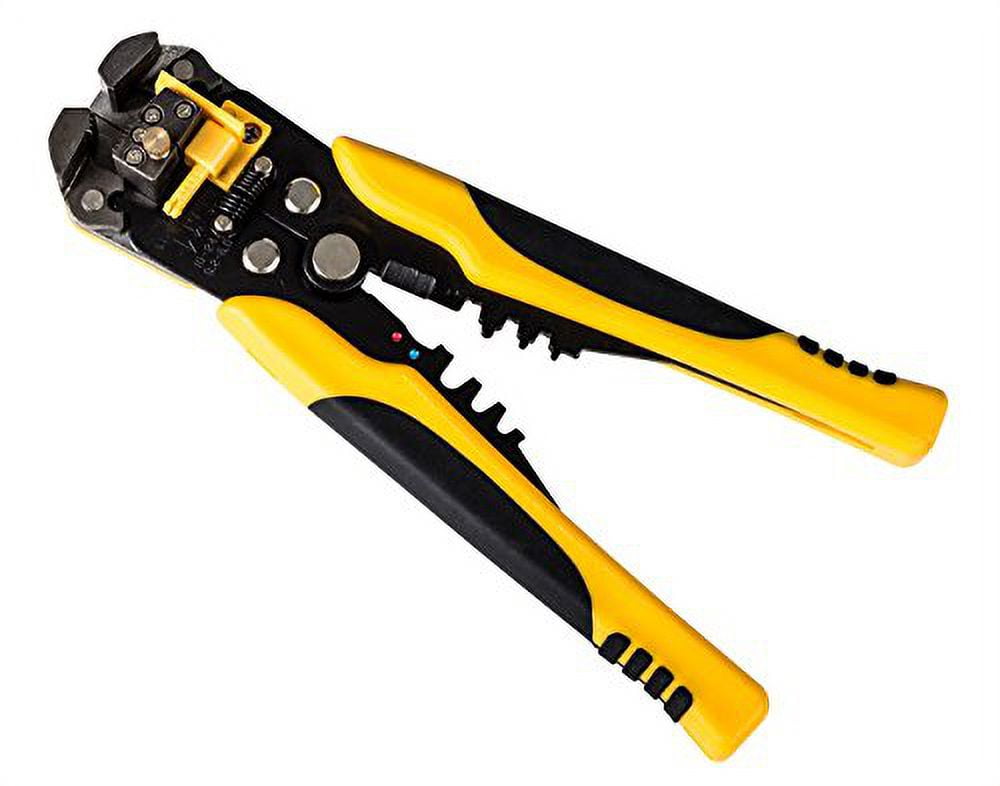 Gee Gadgets Self Adjusting Wire Stripper Comfortable Grip and Ergonomic Handle Powerful Stripping, Cutter, Crimper and Pliers Hand Tool By Gee Gadgets (Certified Refurbished)