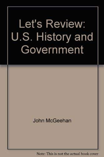 Barron's Review Course: Let's Review : U.S. History and Government (Paperback)