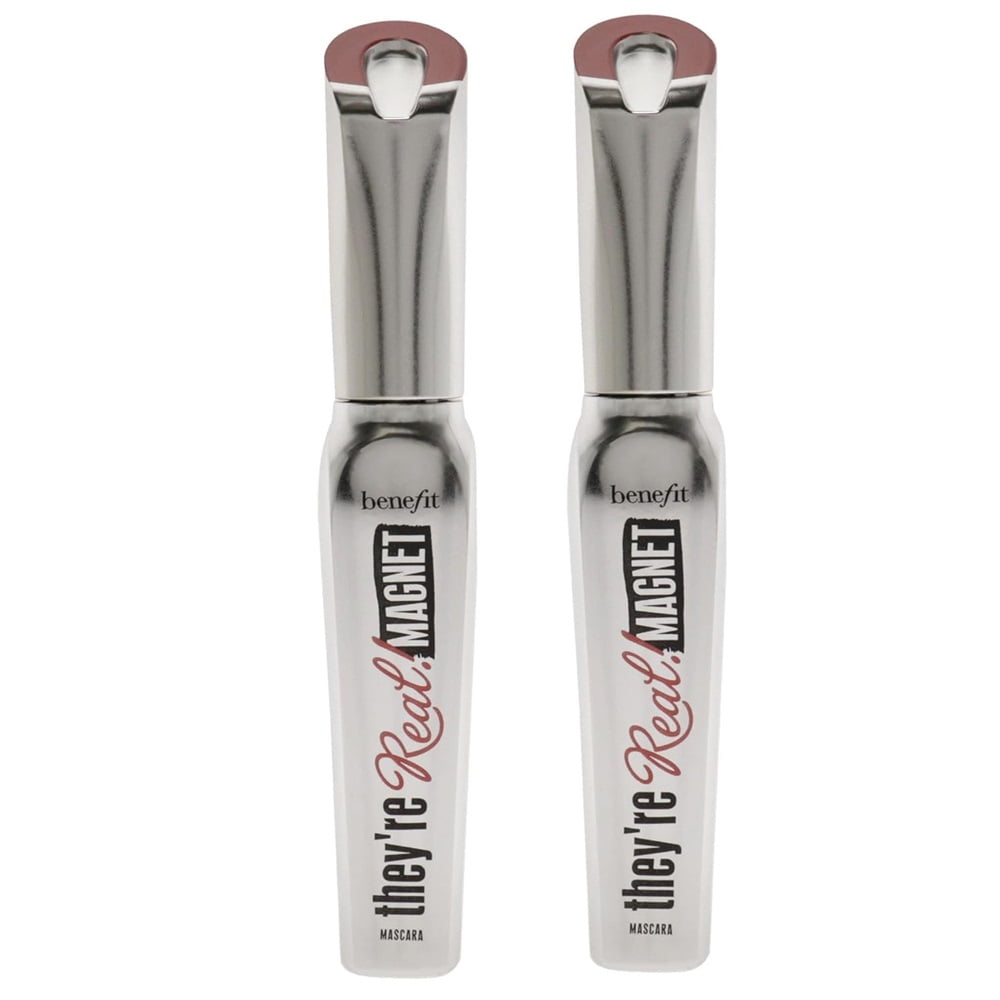 Benefit Theyre Real Magnet Extreme Lengthening Mascara - Black Mascara Women 0.32 oz, 2 pack