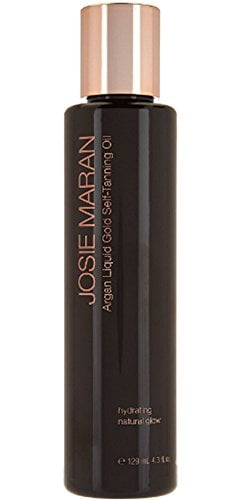 Josie Maran Argan Liquid Gold Self-Tanning Oil Vanilla Apricot (Full Size (4.3 fl. oz/129 mL) NO MITT