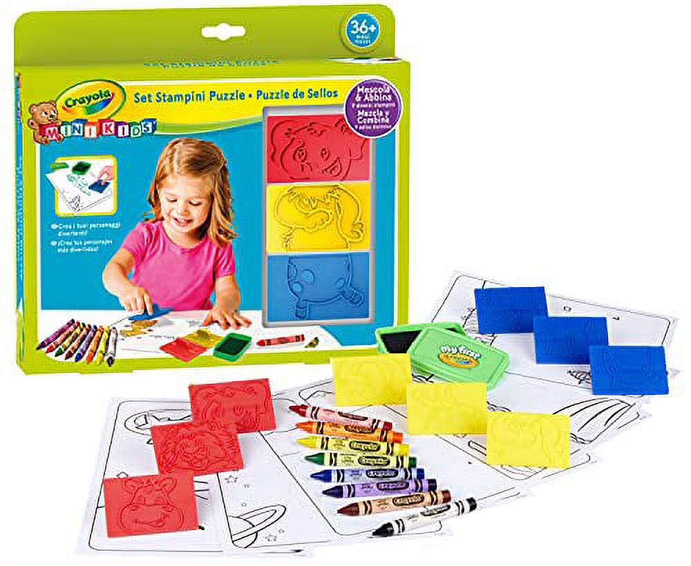 Crayola My First Animal Stamper Set, Coloring & Learning Toys for Toddlers, Toddler Gift, Over 40 Pieces