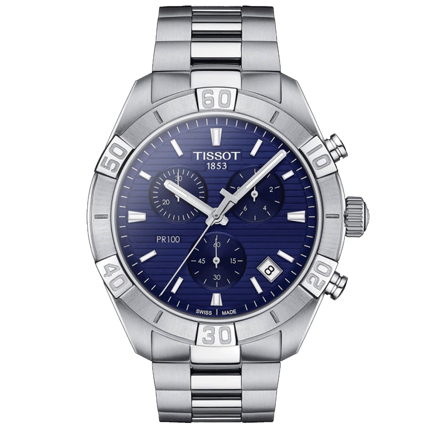 Tissot Men's PR 100 Blue Dial Watch