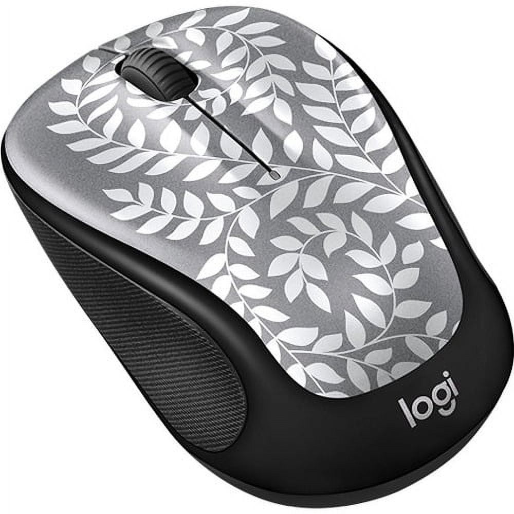 Logitech M317c - Color Collection - mouse - optical - 3 buttons - wireless - 2.4 GHz - USB wireless receiver - himalayan fern