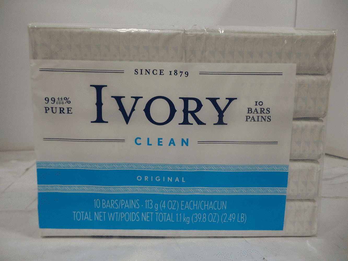 Ivory Original Bar Soap (10 bars) 39.8 oz