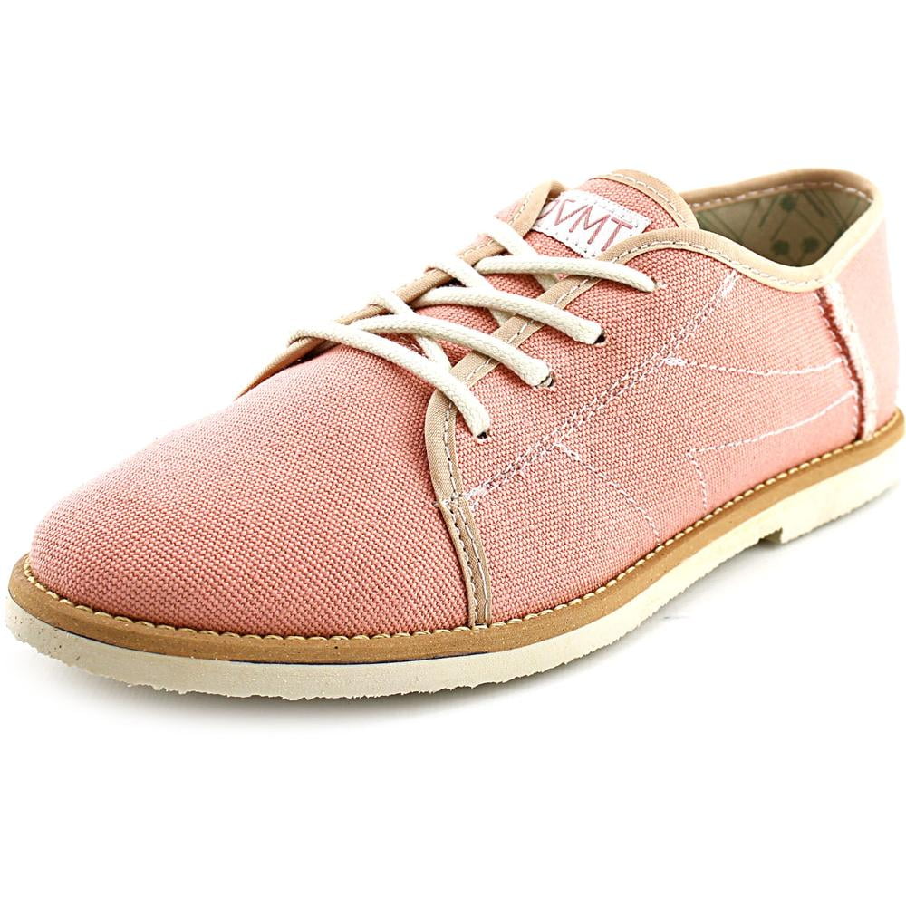 Movmt Le Fronck Men  Round Toe Canvas Pink Oxford