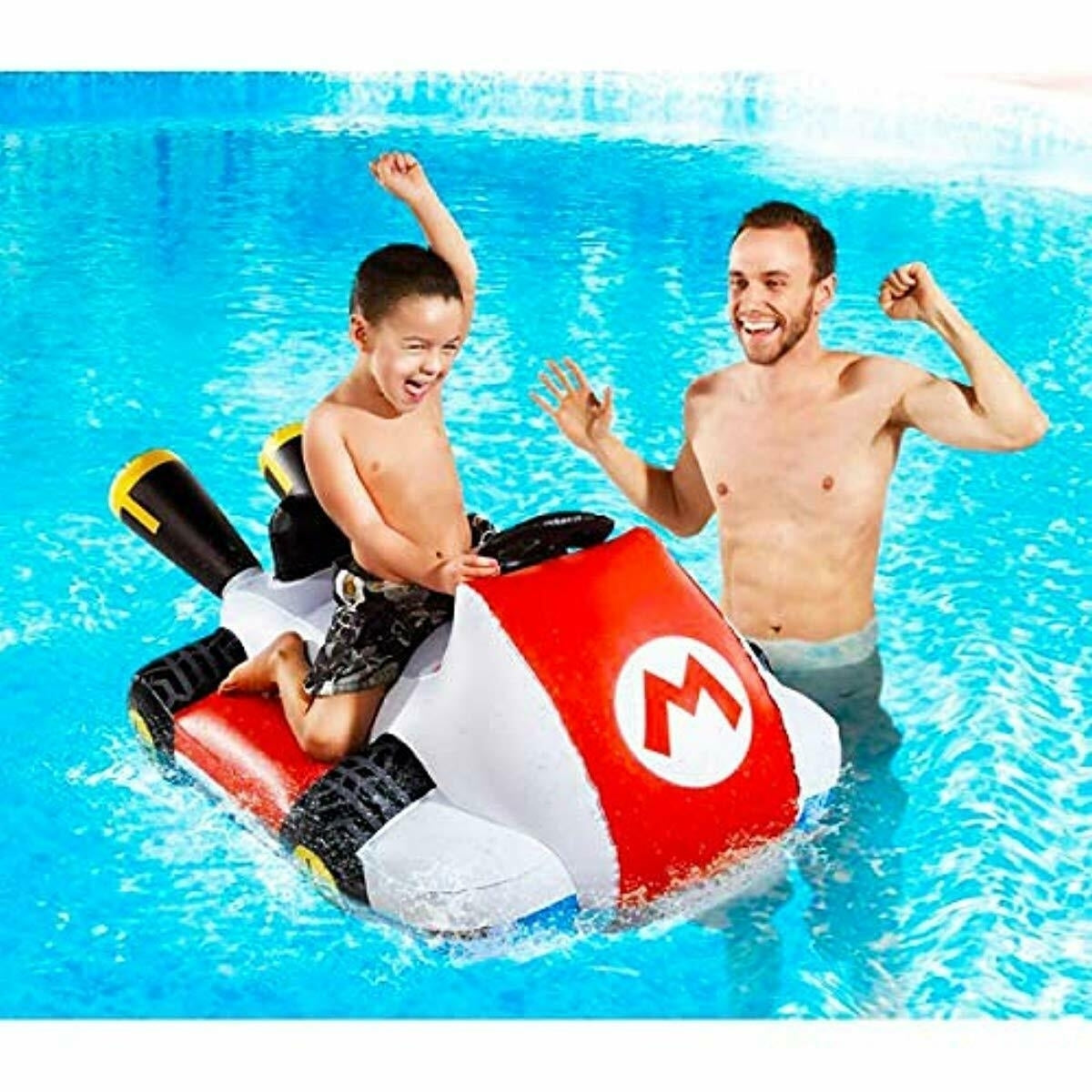 Nintendo Super Mario Kart Floating Bumper Boat Pool Raft Float Inflatable JRS Ventures