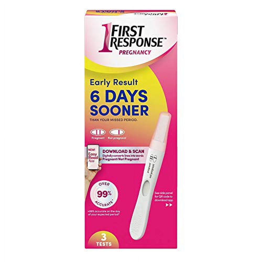 First Response Early Result Pregnancy Test, 3 Count (Packaging & Test Design May Vary)