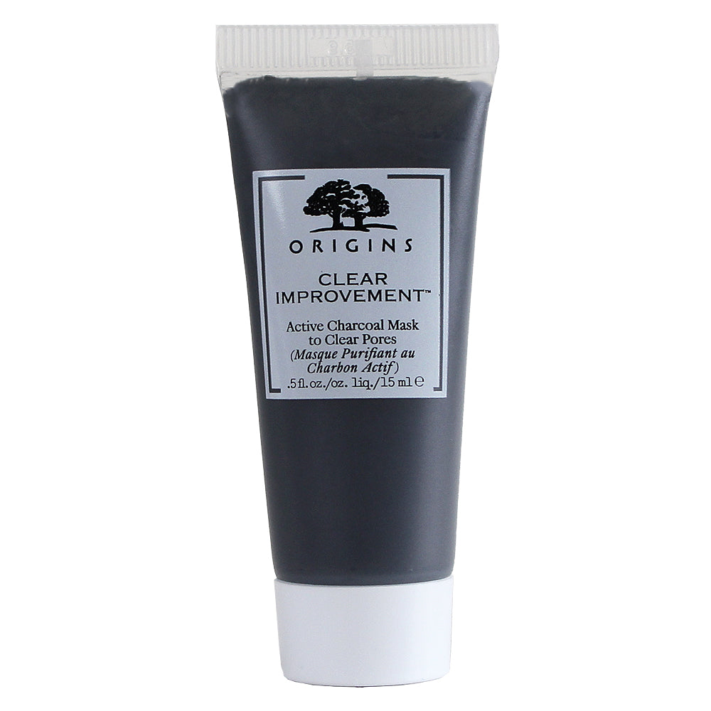 Origins Clear Improvement Active Charcoal Mask to Clear Pores, Travel Size 0.5oz/15ml