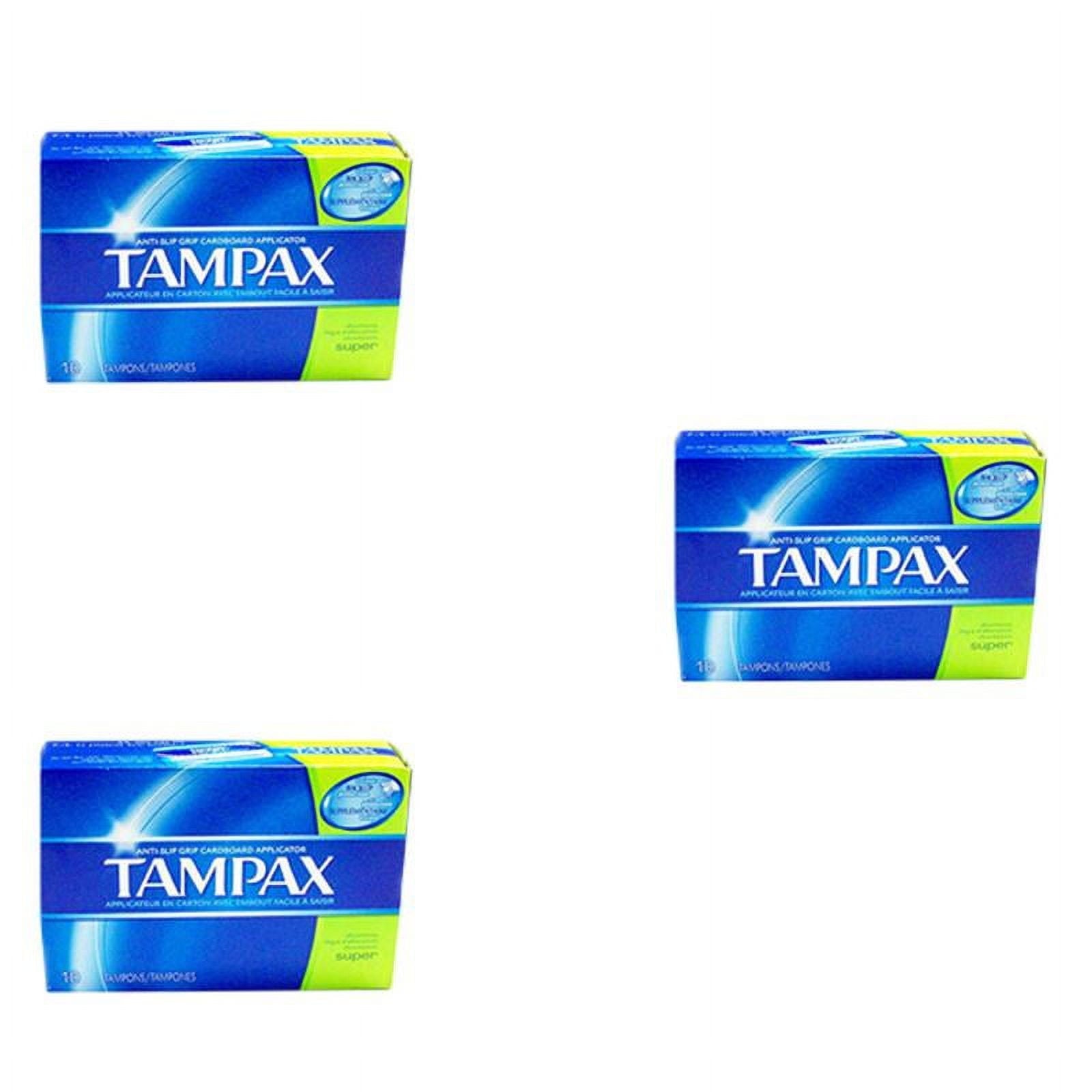 Tampax Super Tampons (10 In 1 Pack) (Pack of 3)