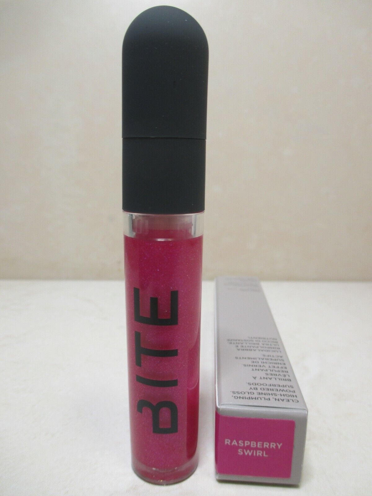 Bite Beauty Yaysayer Plumping Lip Gloss Raspberry Swirl .17 oz