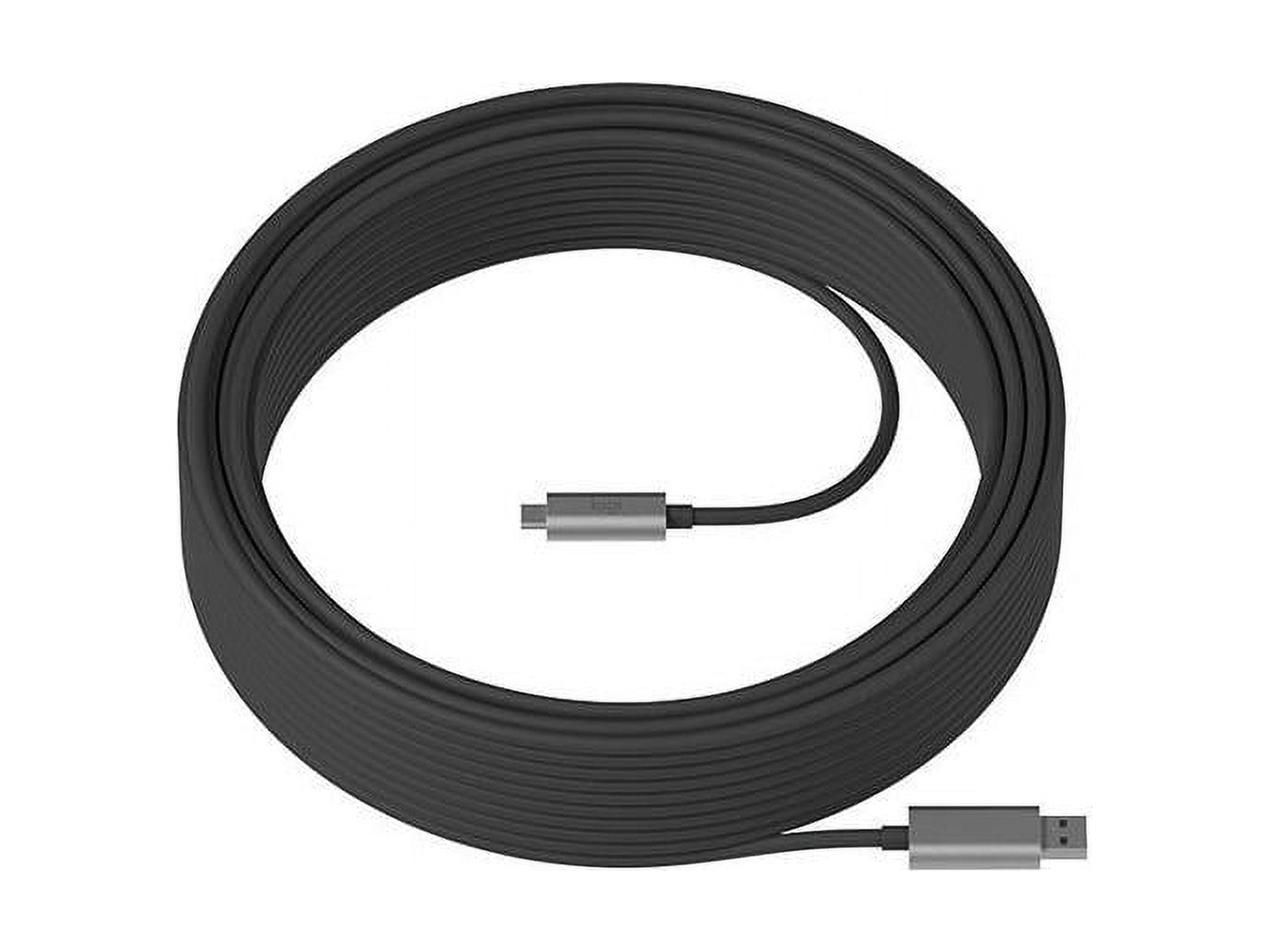 Logitech 939-001802 Strong USB Cable 25m - Black