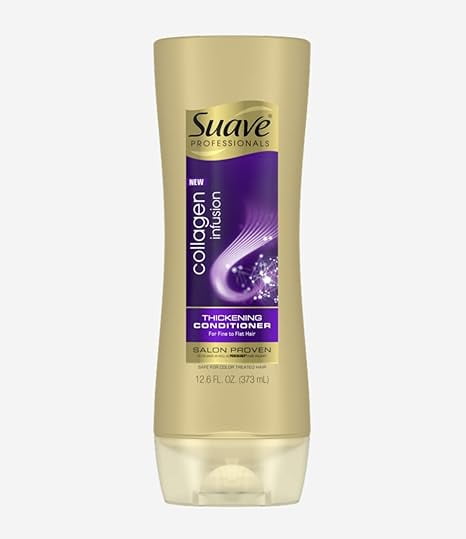 Suave Collagen Infusion Thickening Conditioner For Fine And Flat Hair, 12.6 Oz..