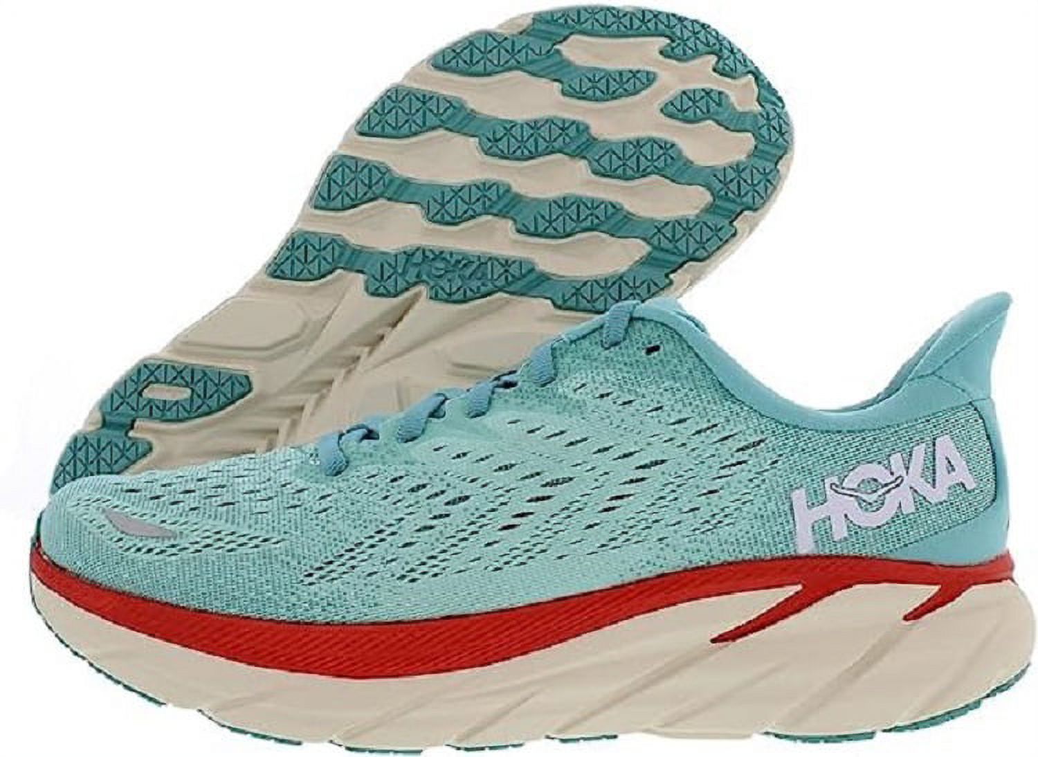 Hoka One One Womens Clifton 8  Fitness Lifestyle Athletic and Training Shoes