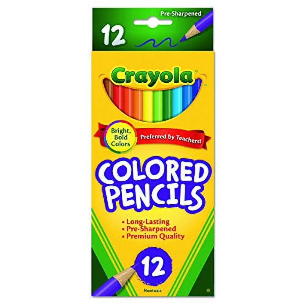 Crayola 68-4012 Colored Pencils, 12-Count, Assorted Colors (Pack of 2)