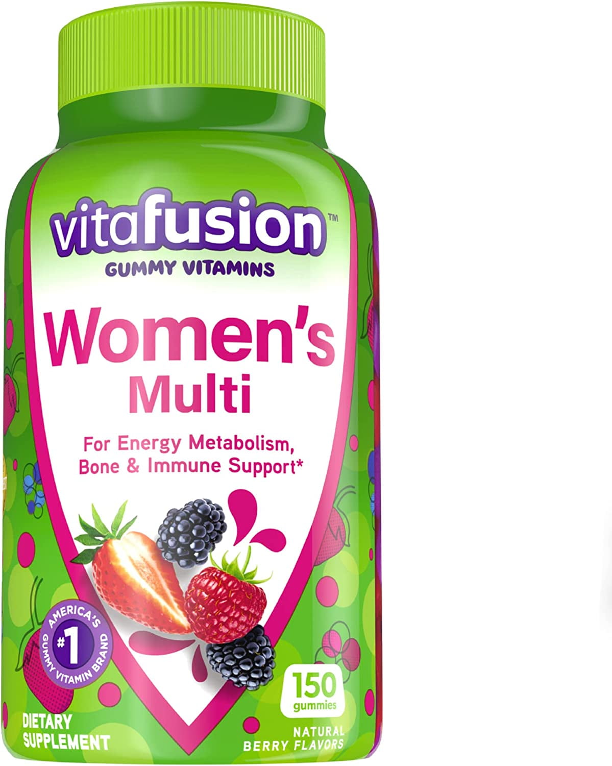 Vitafusion Women's Gummy Vitamins, Mixed Berries, 150 Count