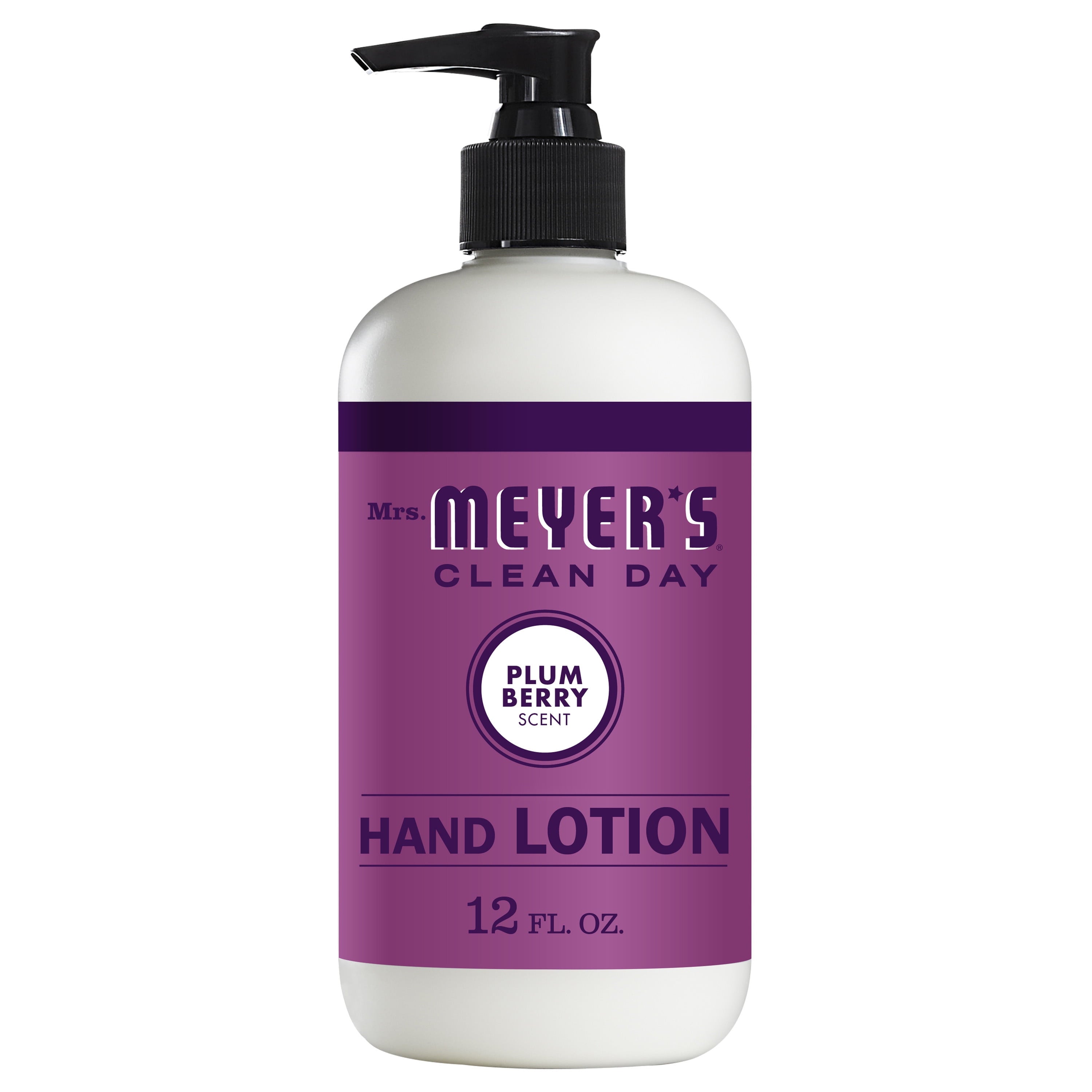 Mrs. Meyer's Clean Day Hand Lotion, Plum Berry Scent, 12 Ounce Bottle