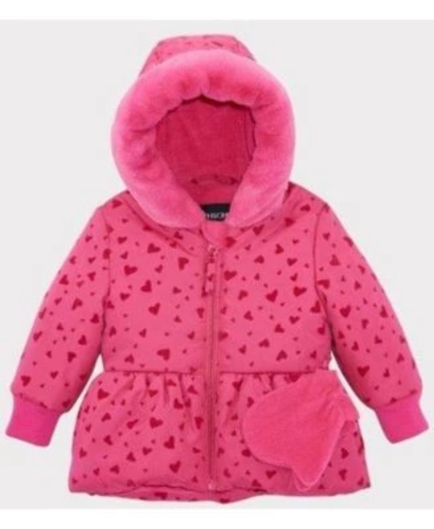 Rothschild Baby Girls Ruffle Jacket with Mittens 12MOS 2