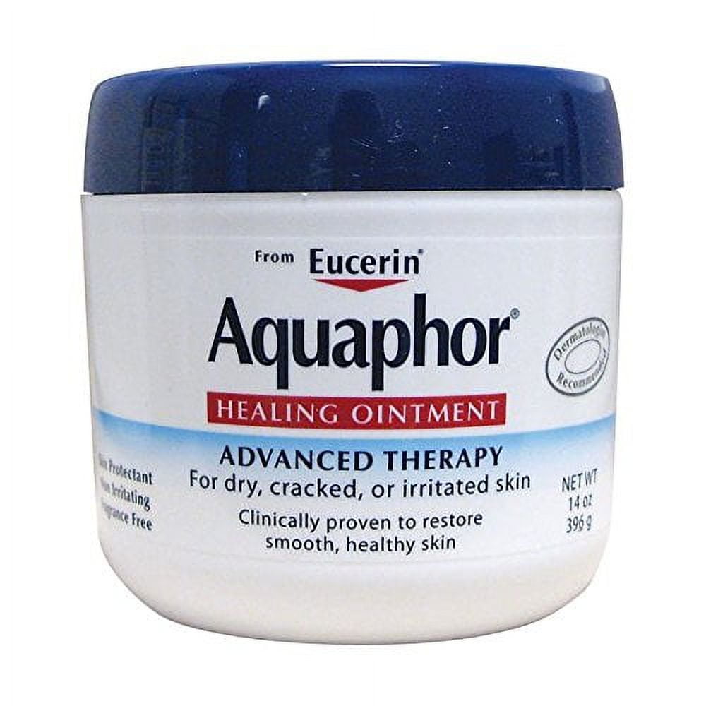 Aquaphor Healing Ointment, Dry, Cracked and Irritated Skin Protectant, 14 Oz