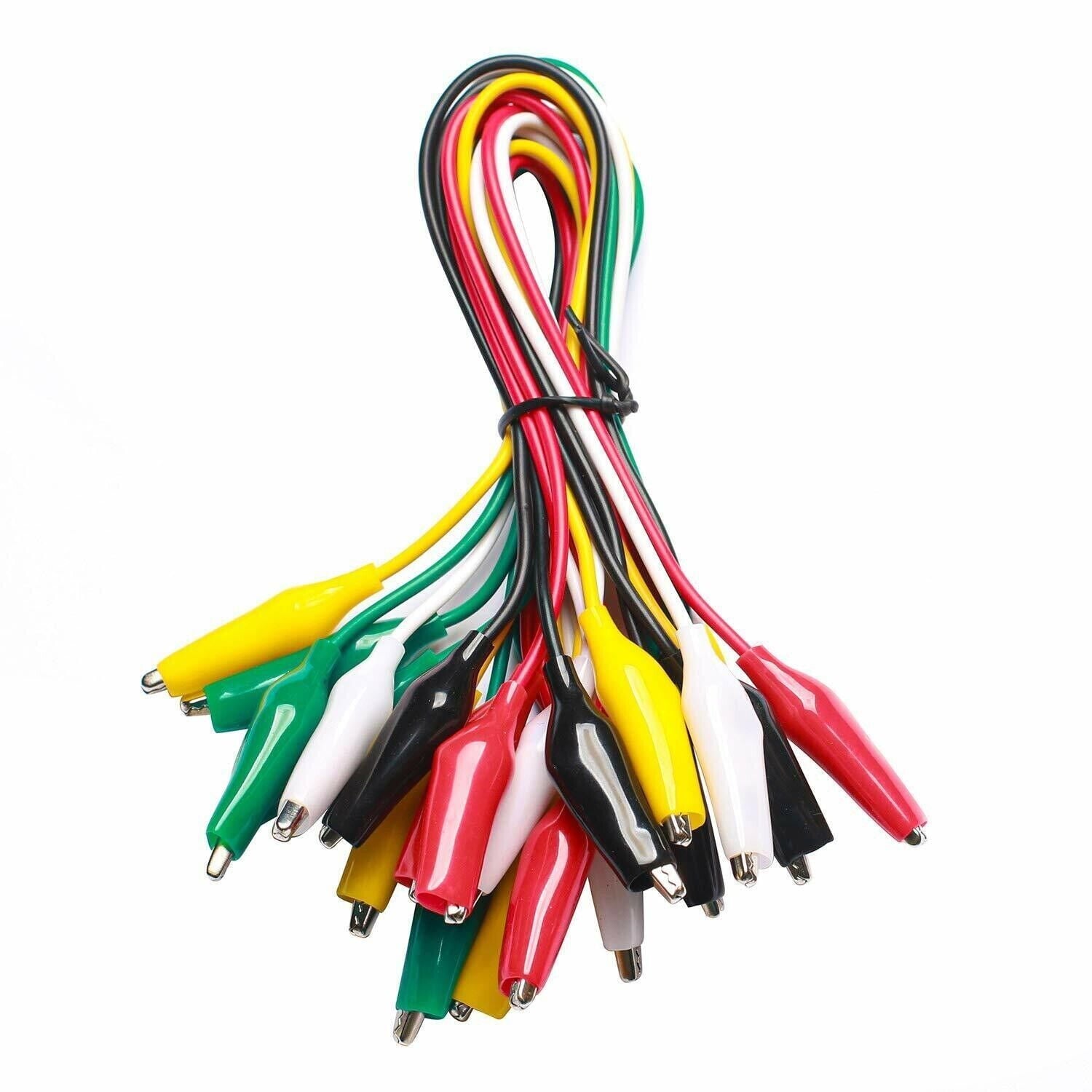 Multicolor Test Leads Set Jumper Wire With Alligator Clips 10pcs