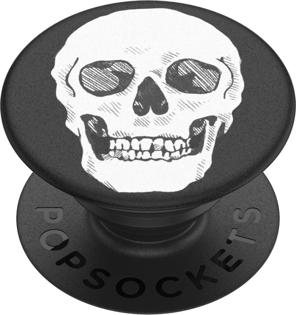 PopSockets Adhesive Phone Grip with Expandable Kickstand and swappable top- Shaky Bones White