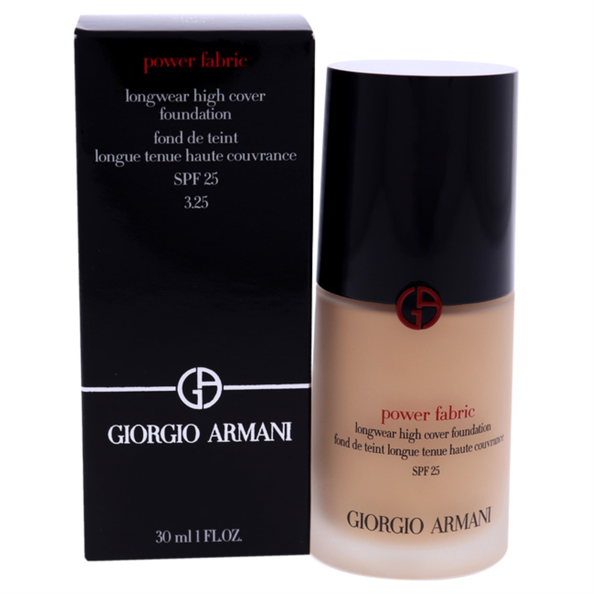 Giorgio Armani Power Fabric Longwear High Cover Foundation SPF 25 - 3.25 , 1 oz Foundation