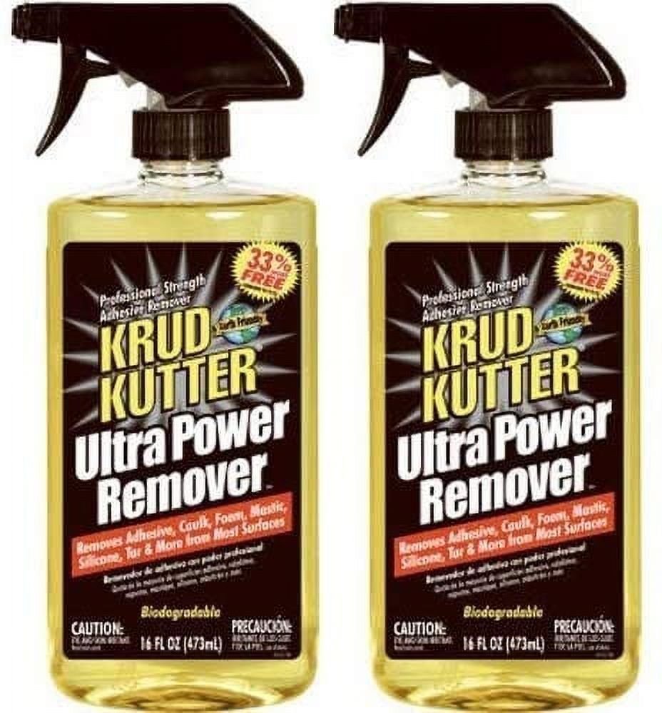 Krud Kutter Ultra Power Specialty Adhesive Remover, 16 oz (2 Pack)