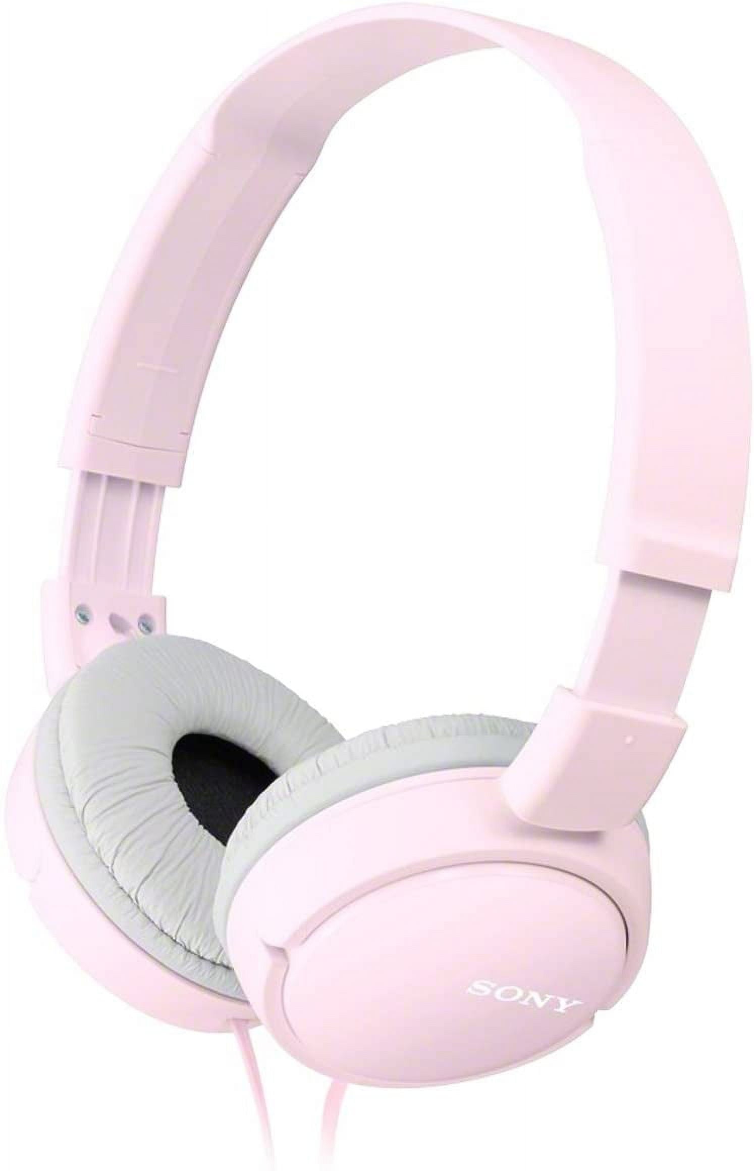 Sony MDRZX110AP ZX Series Extra Bass Smartphone Headset with Mic (Pink)