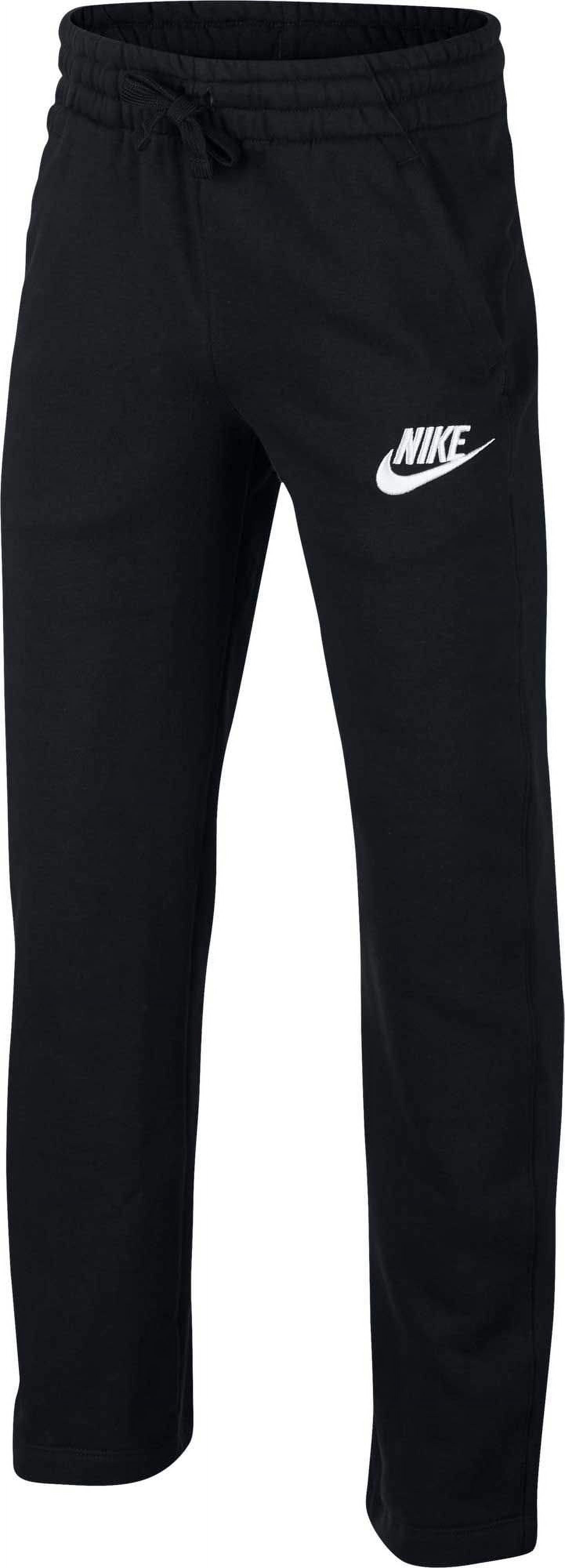 Nike Boy's Sportswear Club Cotton Pants (Black, Small)