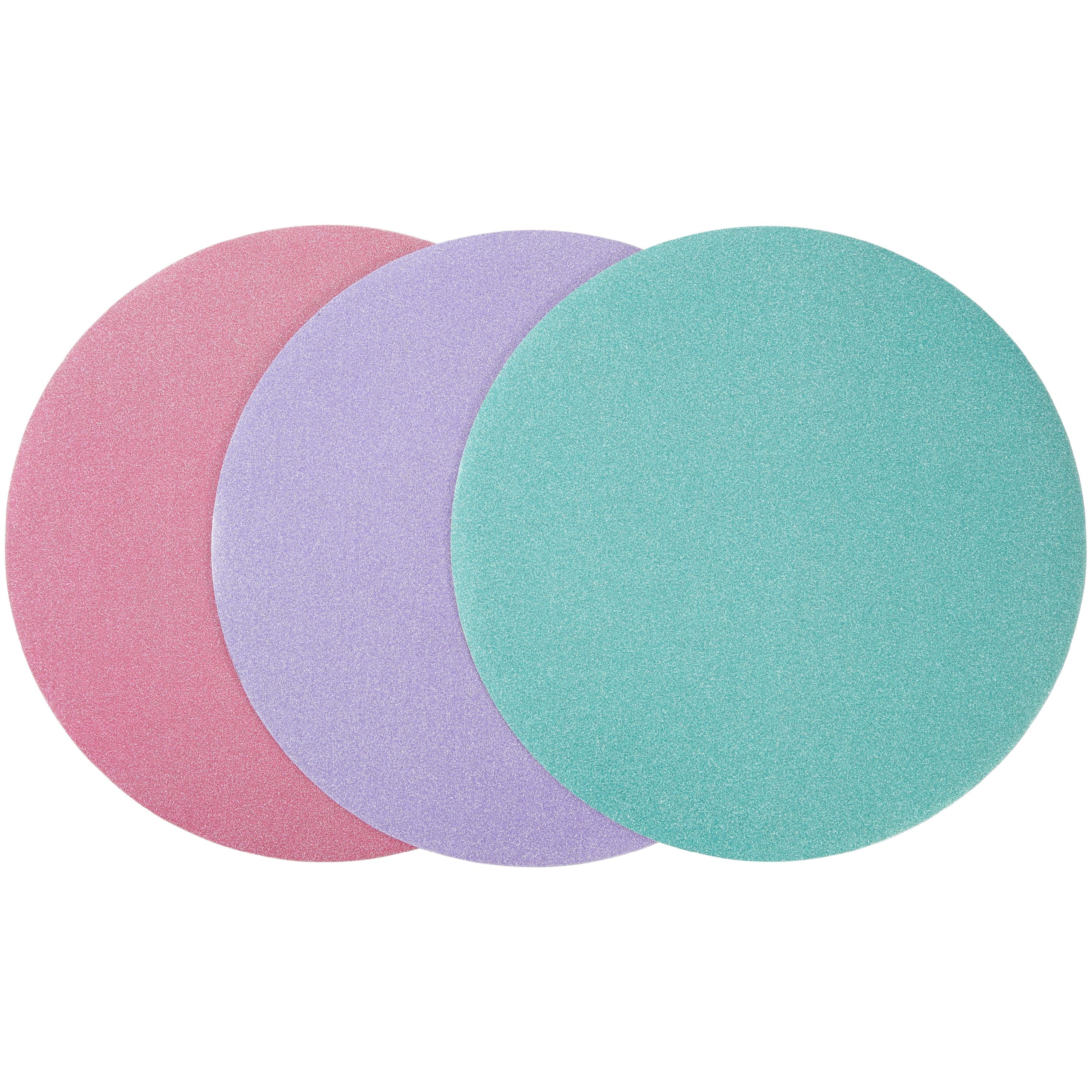 Wilton Assorted 12-Inch Glitter Cake Circles, 3-Count