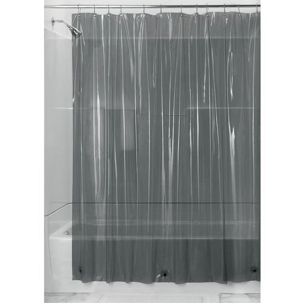 iDesign Lourie Vinyl Single Shower Curtain Liner