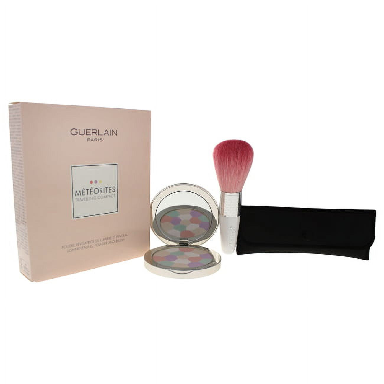 Meteorites Travelling Compact Set - 2 Light by Guerlain for Women - 0.3 oz Powder Brush