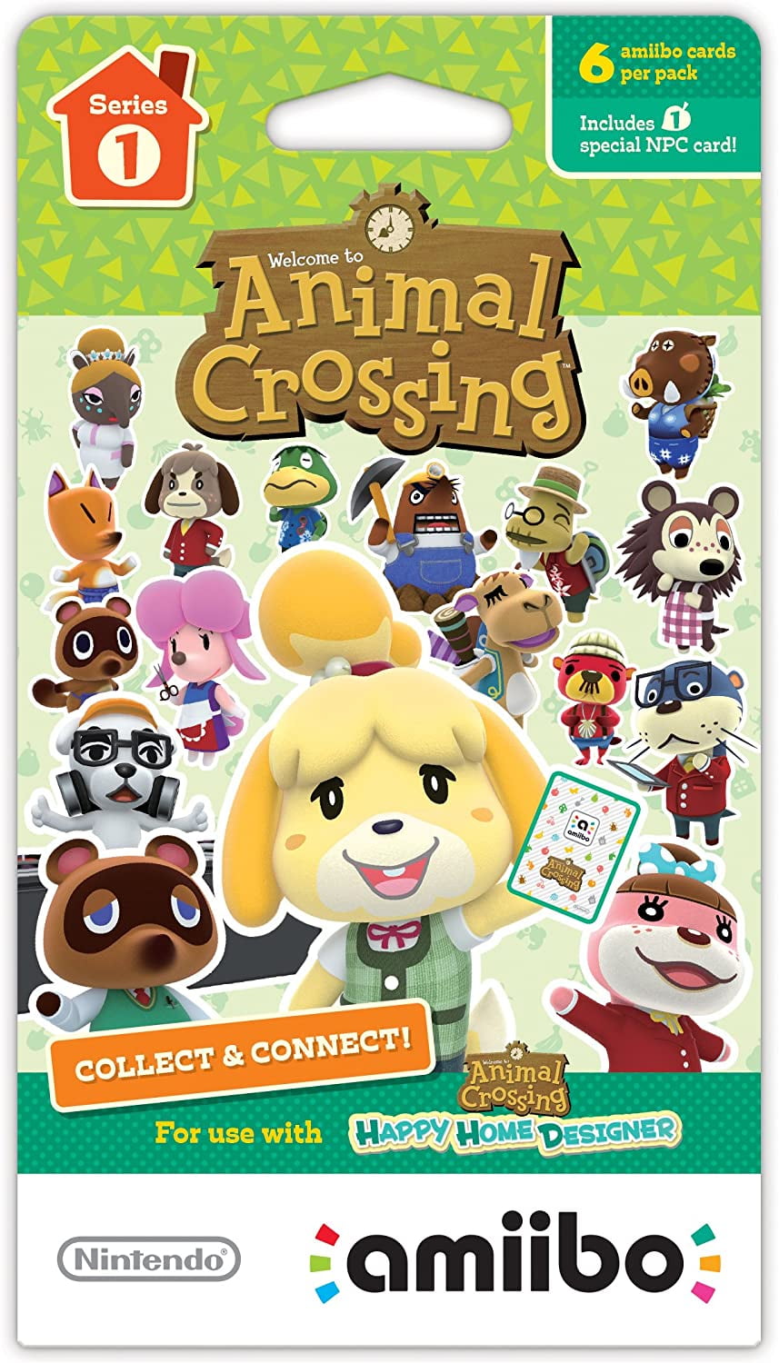 Animal Crossing Series 1 Single Pack of 6 Cards