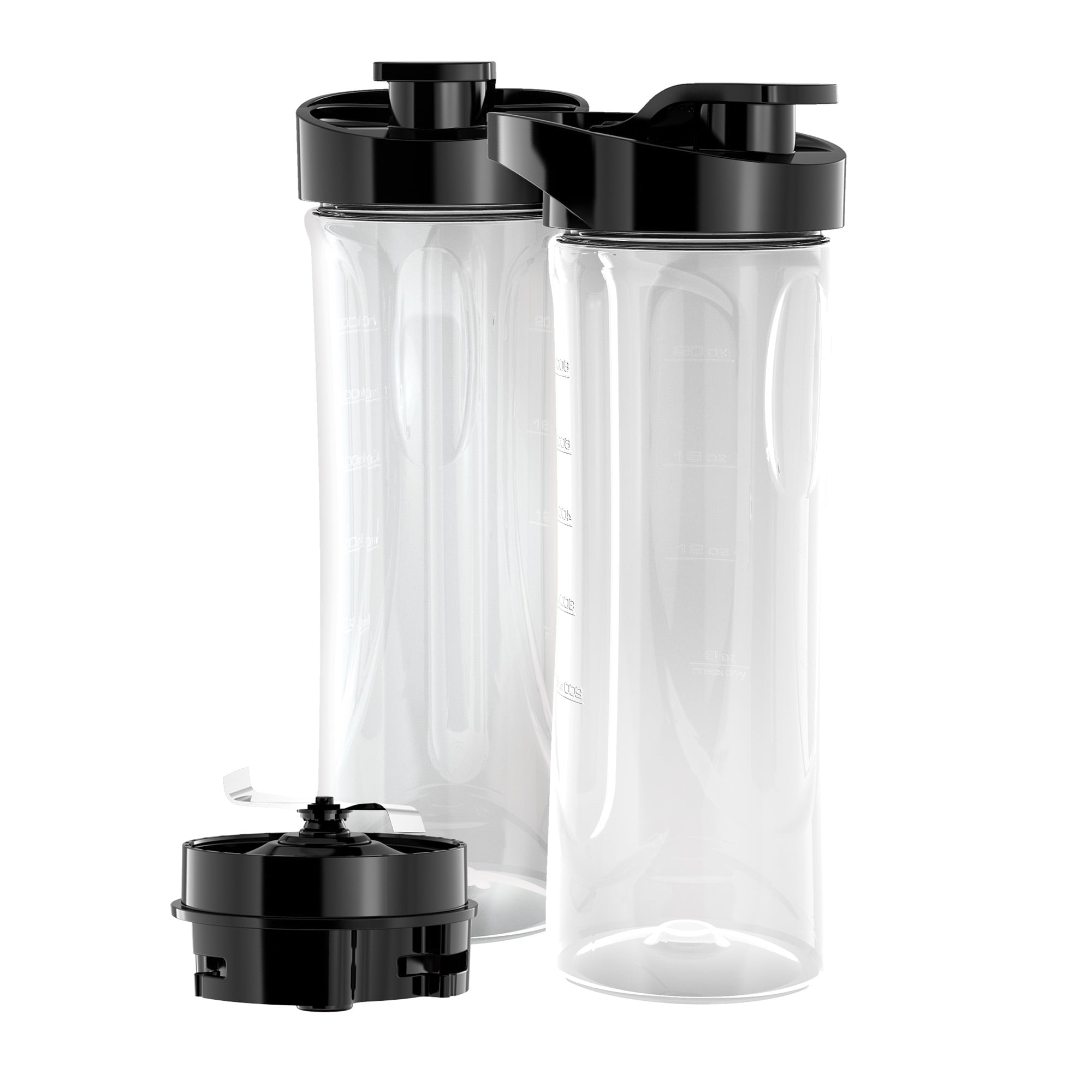 BLACK+DECKER FusionBlade Set of 2 Personal Blender Jars with Extra FusionBlade, BPA-Free, PBJ2000