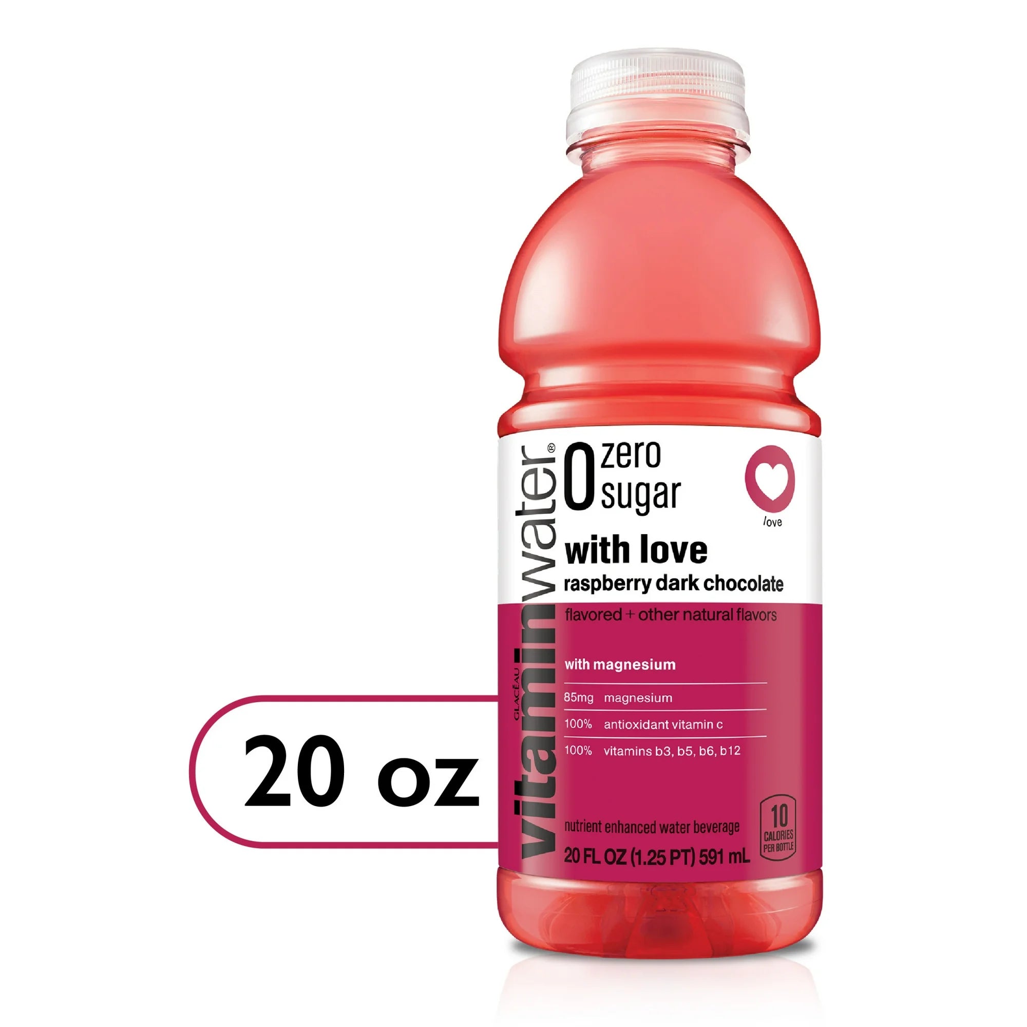 Vitaminwater Zero Sugar With Love, 20 Oz Bottle