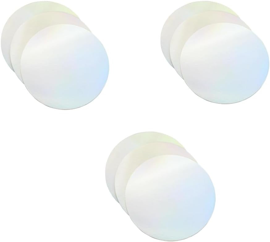 Wilton 12-Inch Iridescent Round Cake Boards, 9 Count