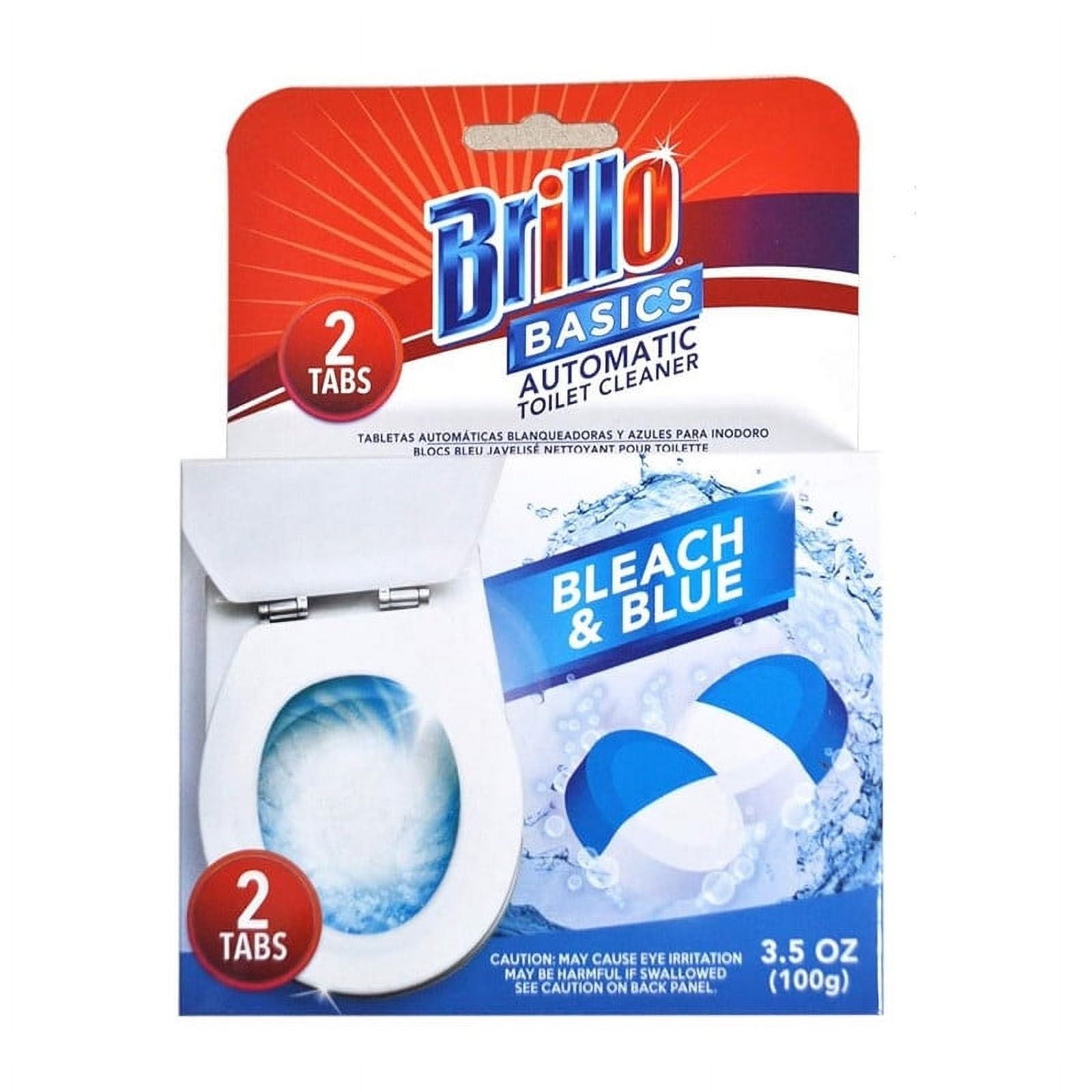 International Wholesale Brillo Basics Automatic Toilet Bowl Bleach Cleaner  24 Pack