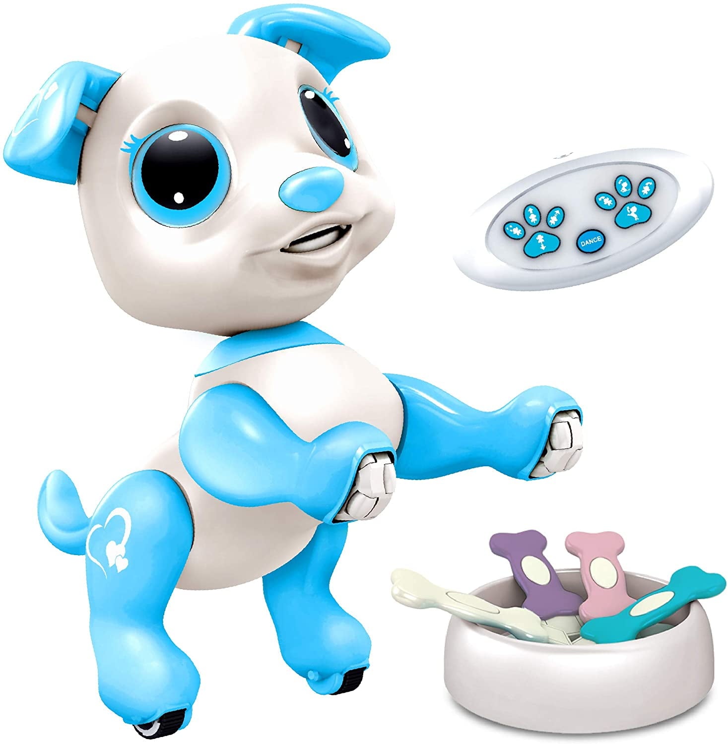 Power Your Fun RC Robo Pets Puppy, STEM Educational Robotic Dog, Hand Gestures Toys for Kids Ages 3+