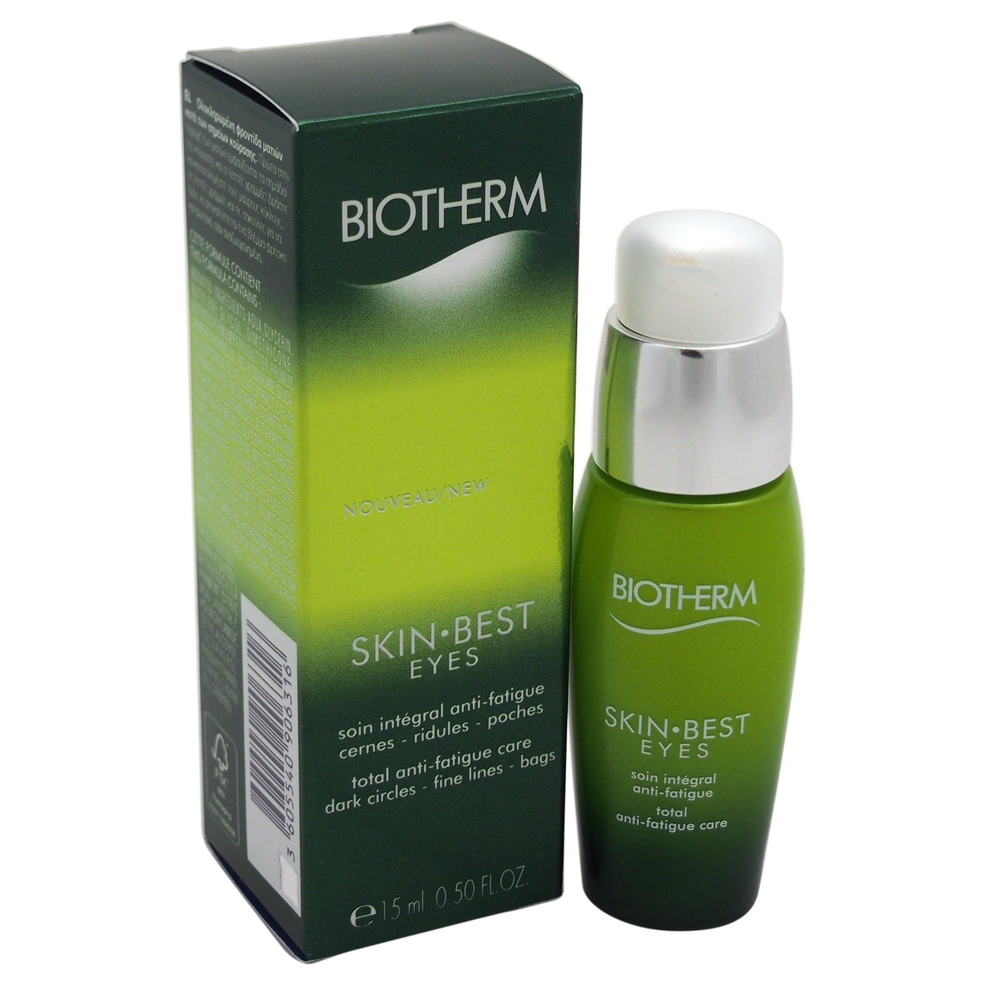 Skin Best Eyes Total Anti-Fatigue Care by Biotherm for Unisex - 0.5 oz Cream