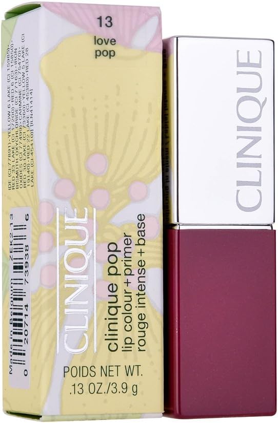 Clinique Pop Lip Color + Primer, No. 13 Love, 0.13 Ounce