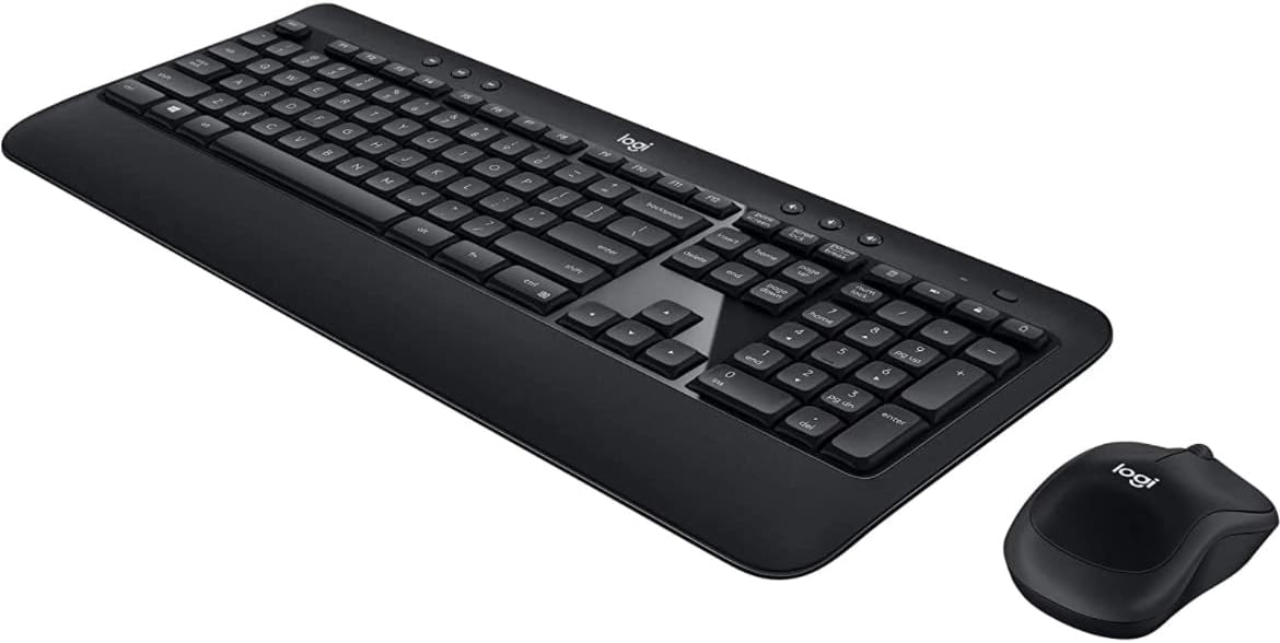 Logitech K540e Wireless Keyboard and M185 Wireless Mouse Combo — Keyboard and Mouse Included, Long Battery Life (with Mouse)