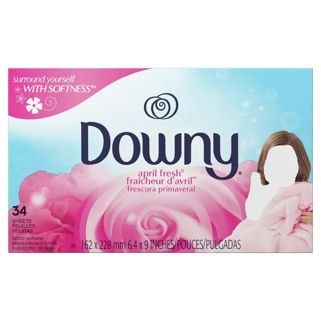 Downy April Fresh Fabric Softener Dryer Sheets, 34 Count