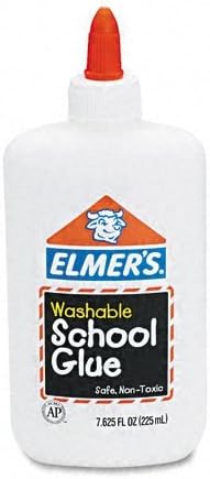 Elmer`s : Washable School Glue, 7.62 oz, Liquid -:- Sold as 2 Packs of - 1 - / - Total of 2 Each…