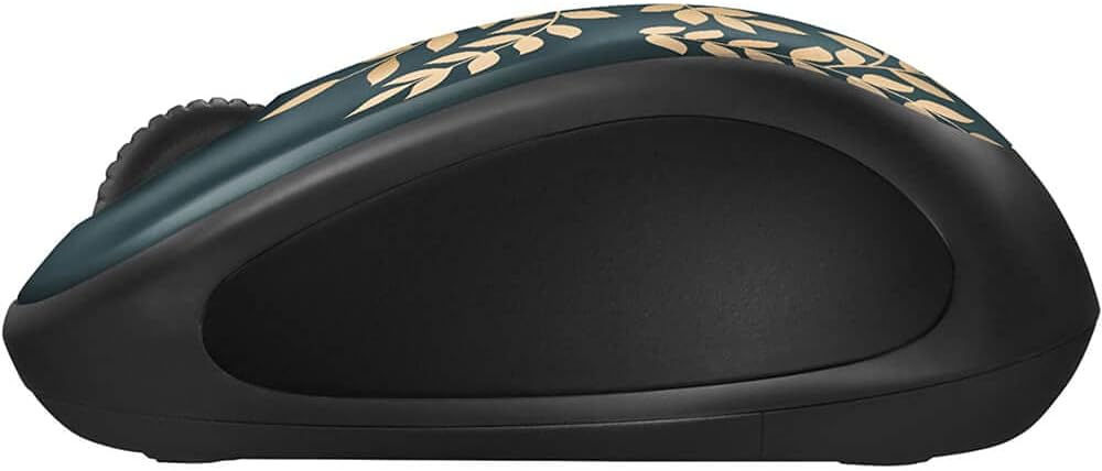 Logitech - Design Collection Limited Edition Wireless Compact Mouse with Colorful Designs - Golden Garden