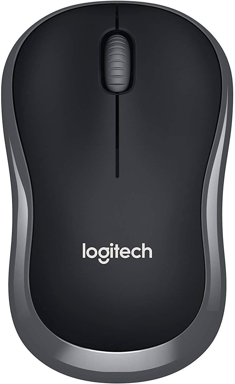 Logitech K270 Wireless Keyboard and M185 Wireless Mouse Combo — Keyboard and Mouse Included, Long Battery Life (Black with Mouse)