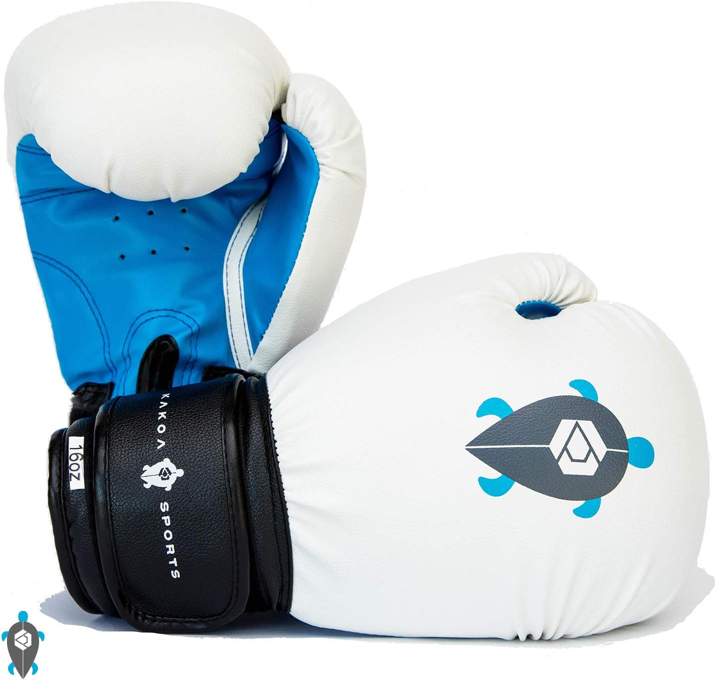 Kakoa Sports Boxing Gloves & Hand Wraps Set for Women and Men -16oz - Perfect for Boxing, Muay Thai, Kickboxing, MMA Training, Heavy Bag, & Punching Bags - Sparring Gloves (White)