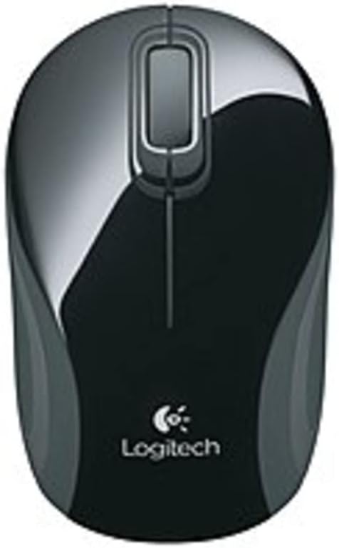 Logitech 910-002726 M187 Wireless Mini Mouse - Optical - USB - Black (Renewed)